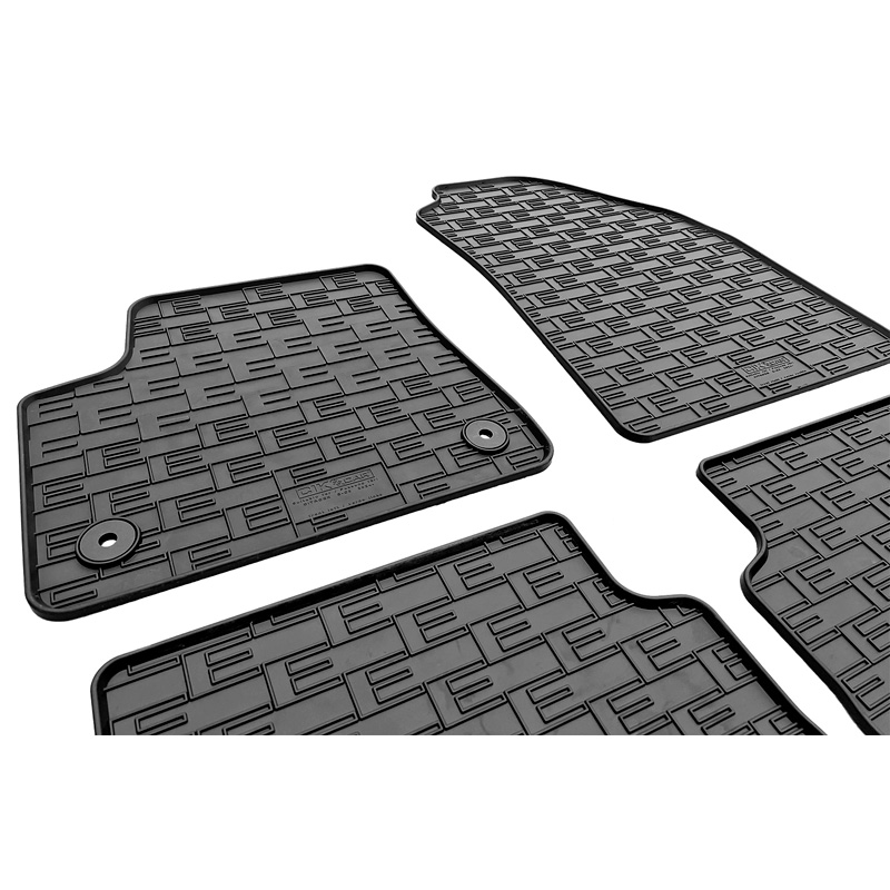 Set tapis de caoutchouc sur mesure pour Citroën e-C3 IV 2024- (4-pièces + points de fixage)