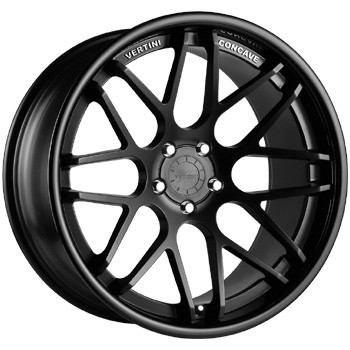 VERTINI MAGIC CONCAVE INOX MATT BLACK 11x19 5x130