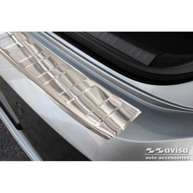 Protection de seuil arrière inox sur mesure pour Volkswagen Arteon Shooting Brake incl. eHybrid 2020- 'Ribs'