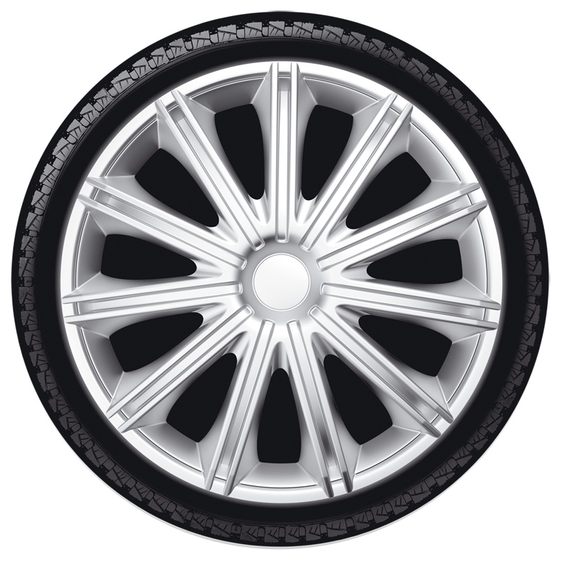Jeu d'enjoliveurs Nero 16-inch argent