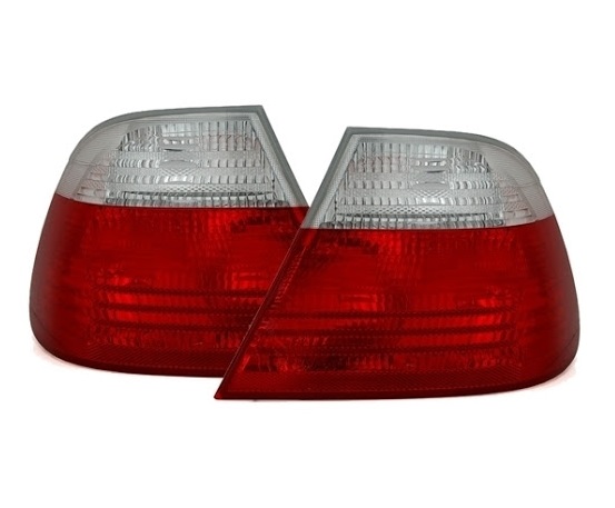 Feux arriere BMW E46 sedan 98-01 rouges/blanc