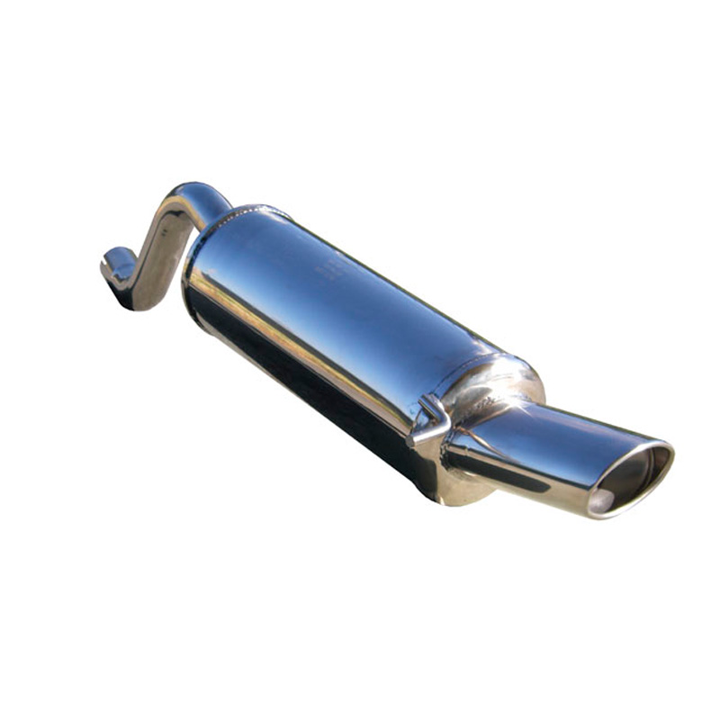 100% Inox Échappement Sport sur mesure pour Renault Twingo II RS Sport 1.6 16v (133cv) 2008- 120x80mm