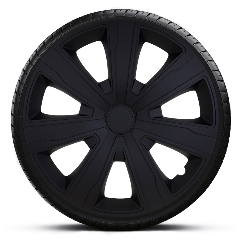 Jeu d'enjoliveurs Tenzo 14-inch noir
