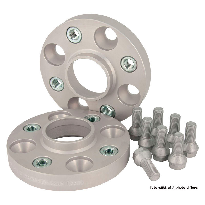 H&R Système-Adapté de Taille DRA 60mm par essieu - Cartouche de boulon 4x100-5x130 - Trou de moyeu 57,1mm->71,6mm - Taille de boulon M12x1.50