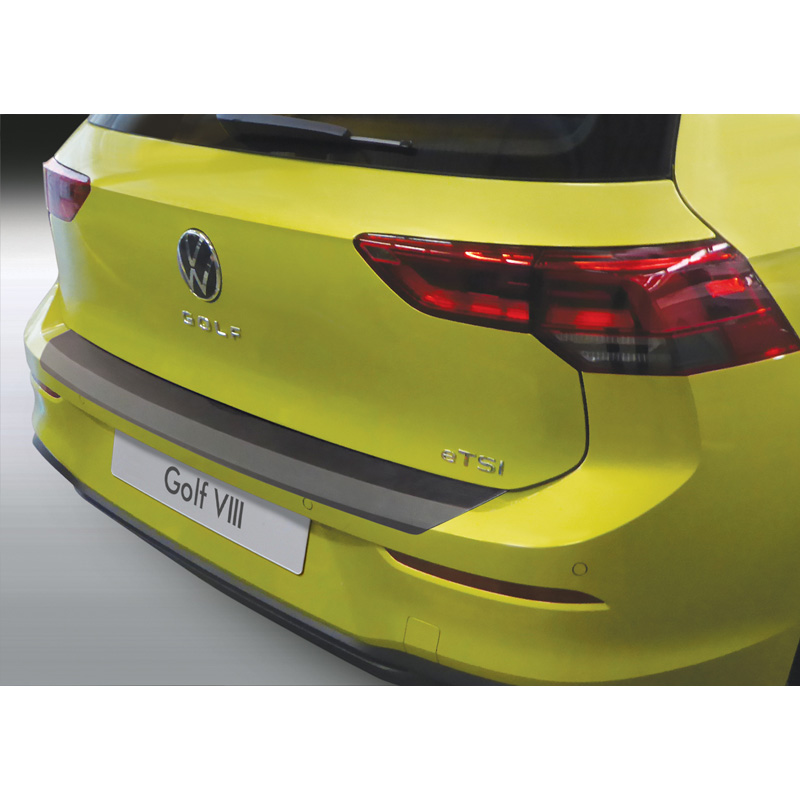 Protection de seuil arrière (ABS) sur mesure pour Volkswagen Golf VIII HB 5-portes 2020- Noir
