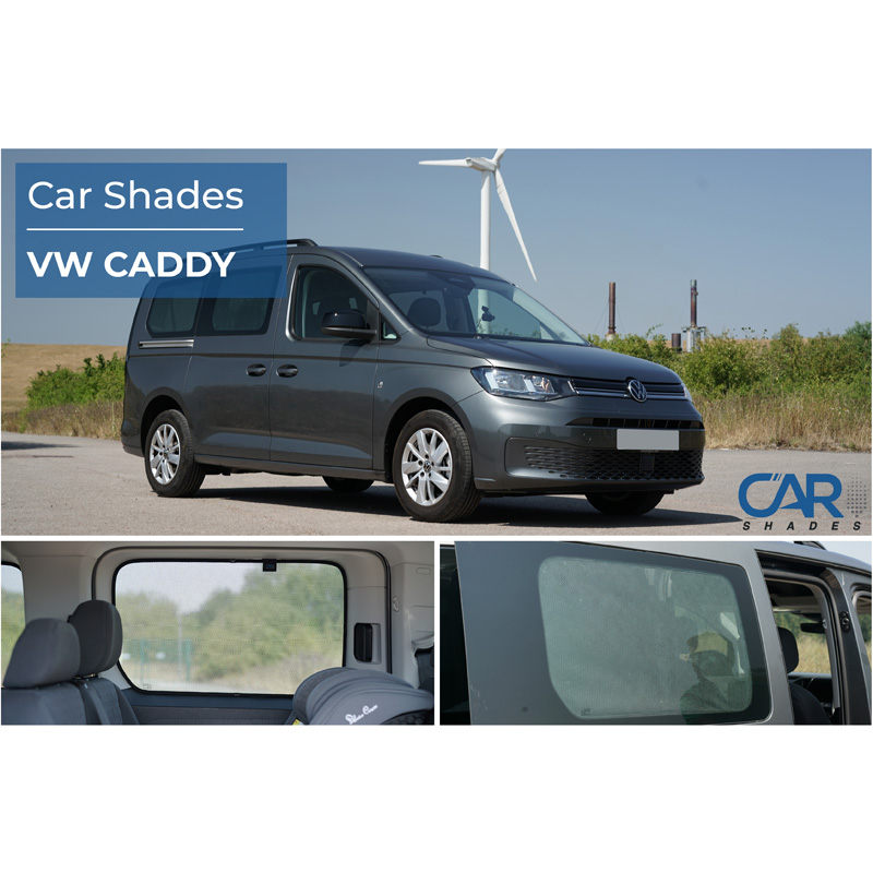 Set de Car Shades (portes arrières) sur mesure pour Volkswagen Caddy V Maxi 2020- (2-pièces)