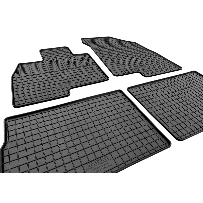 Set tapis de caoutchouc sur mesure pour Jaecoo J7 2024- (4-pièces + points de fixage)