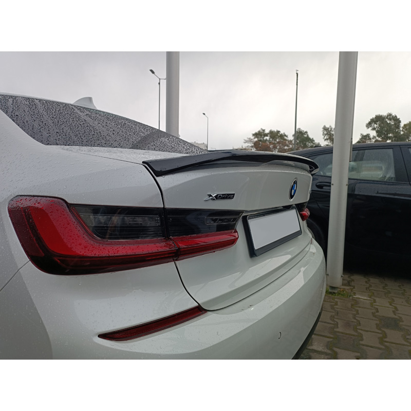 Lèvre spoiler arrière sur mesure pour BMW serie 3 G20 Sedan 2018- (PU)