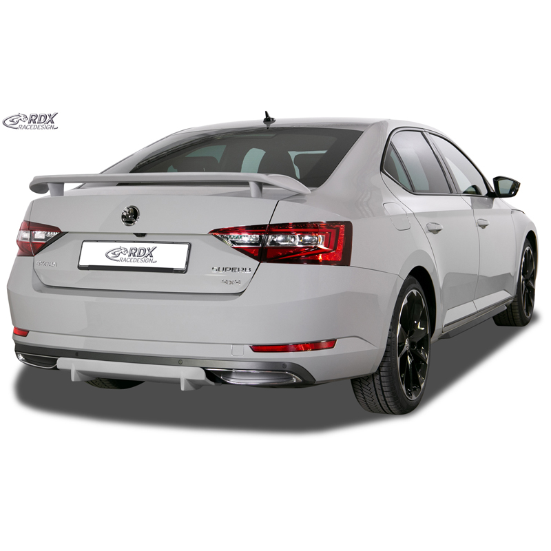 Jupes latérales 'Slim' sur mesure pour Skoda Superb 3V Sedan/Kombi 2015- (ABS noir luisant)