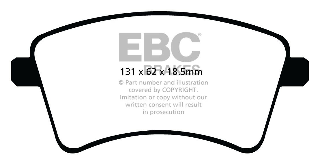EBC Brakes RENAULT Kangoo 1.5 D (68) 2008-.. Remblokken voorzijd