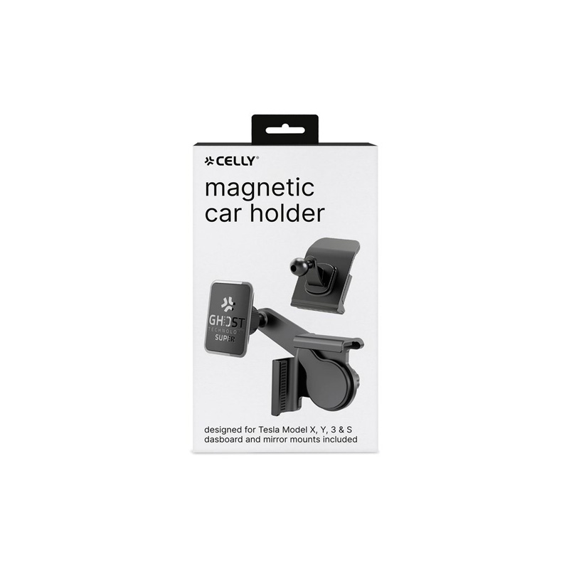 Support pour smartphone Celly Ghost Super sur mesure pour Tesla Modèle 3, S, X et Y