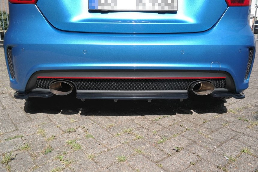 Diffuser Mercedes-benz W176 AMG-line Maxton Design glans zwart