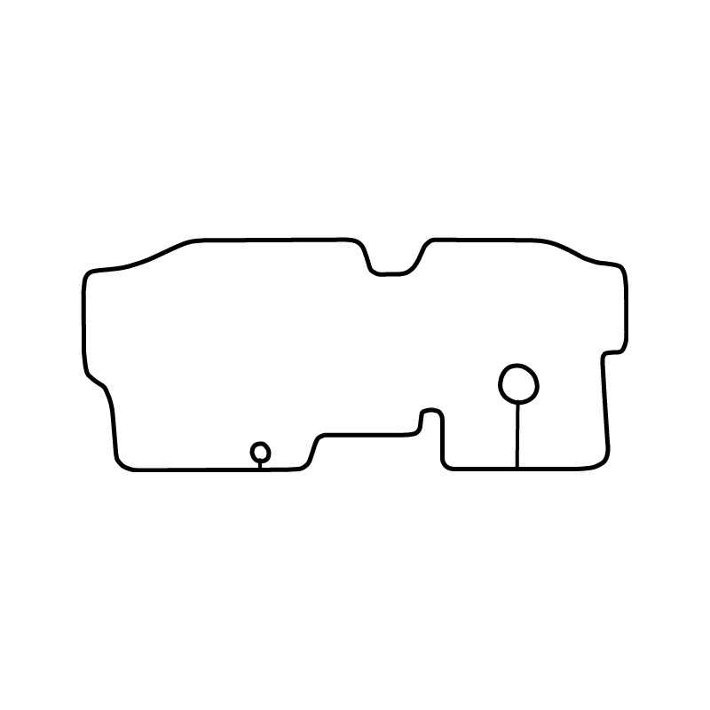 Set de tapis de sol sur mesure pour Hyundai H100 (seulement avant)