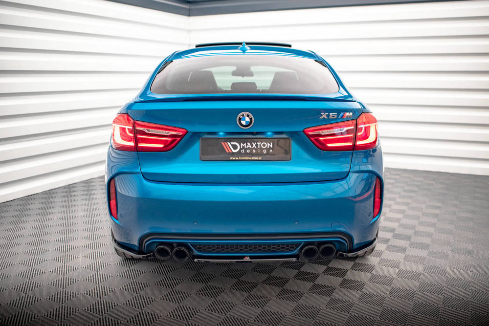 Diffuser passend voor BMW X6M F86 Maxton Glans Zwart