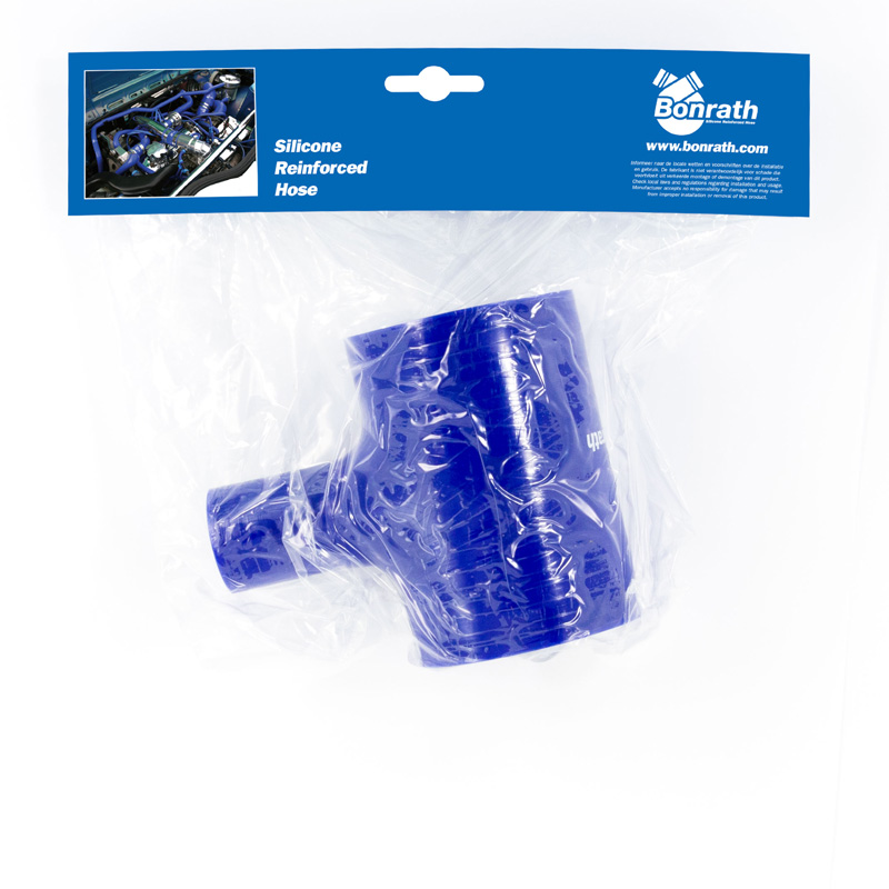 Bonrath Durite Silicone Té de Derivation 25mm - Longueur: 100mm - Ø51mm