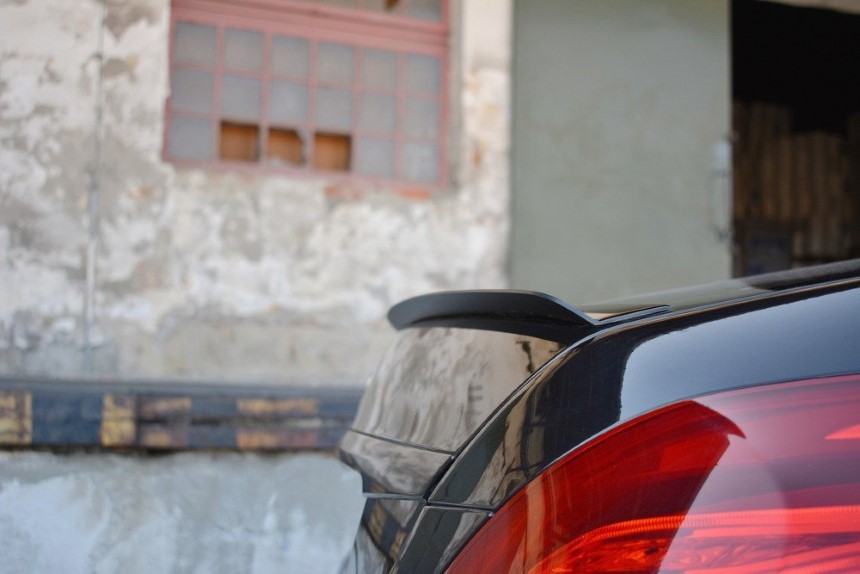 Spoiler uitbreiding Mercedes S-Klasse W222 AMG-Line Maxton Design glans zwart