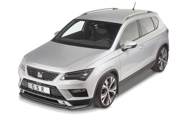oorspoiler Seat Ateca (Typ 5FP, KH7) Glans Zwart van CSR Automotive (2016-2020, Voor Faceliftoorspoiler Seat Ateca (Typ 5FP, KH7) Glans Zwart van CSR Automotive (2016-2020, Voor Facelift