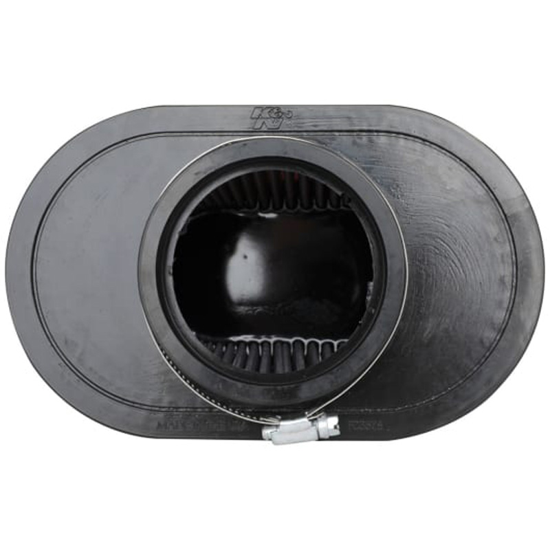 K&N Filtre à Air Universel Ovale/Conique 89mm raccordement, 159mm x 101mm en haut, 140mm hauteur (RU-5040)