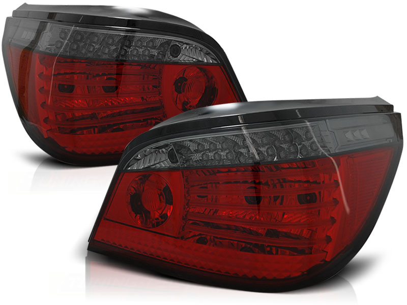 Feux arriere LED BMW E60 lim. rouges/de fumee