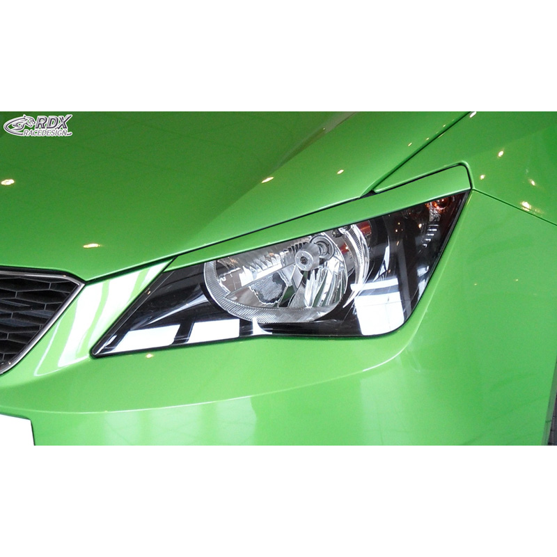 Spoilers de phares sur mesure pour Seat Ibiza 6J/6P 2008-2017 incl. ST & SC (ABS)