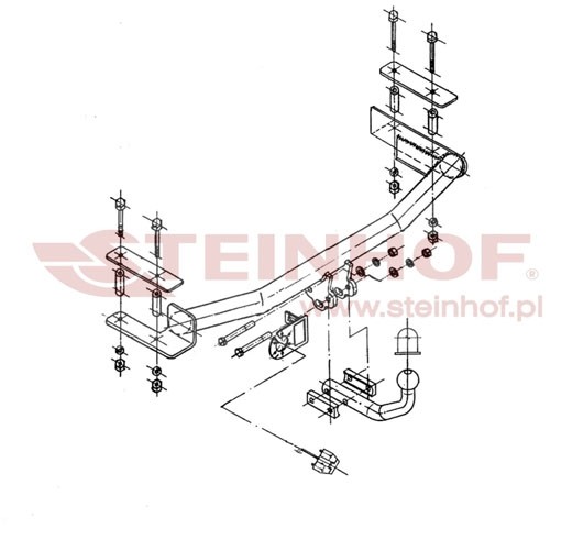 Trekhaak Ford Escort 3/5D 10/1992-1998