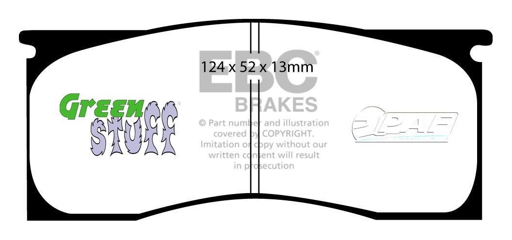 EBC Brakes FORD Mustang 6.4 1967 Remblokken voorzijde