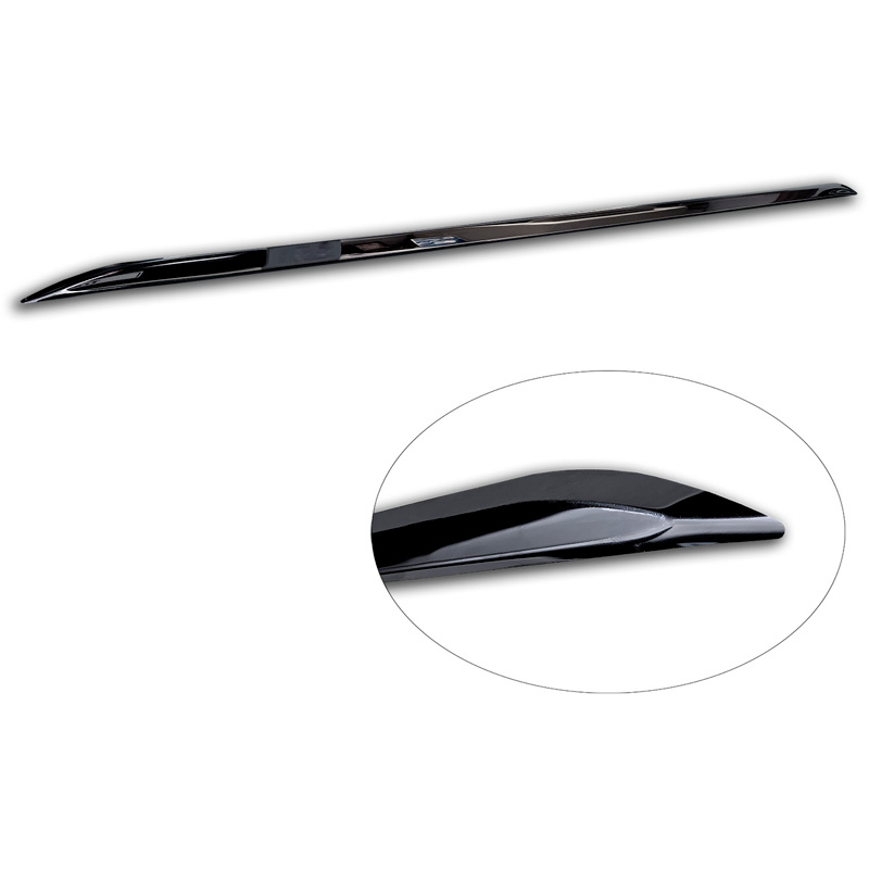 Avisa Moulure de hayon en Inox Noir Chrome sur mesure pour Mercedes Classe V (W447) 2014-2019, Facelift 2019-2024 & Facelift 2024-