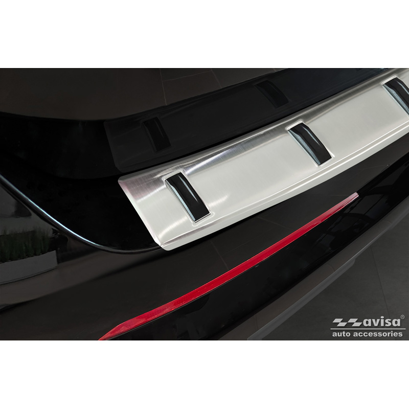 Protection de seuil arrière inox sur mesure pour BMW X1 U11 / X1 U11 xLine 2022- 'STRONG EDITION'