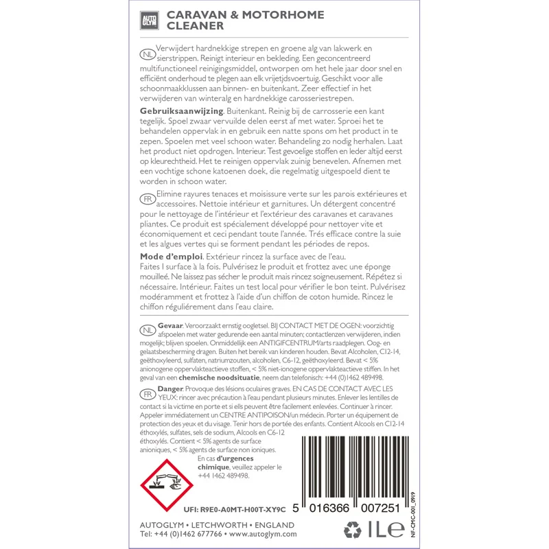 Autoglym Nettoyant Vélomoteur 1LT