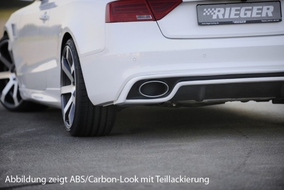 Achterbumperaanzet Audi A5 B8/B81 S-line Rieger Carbon 11-