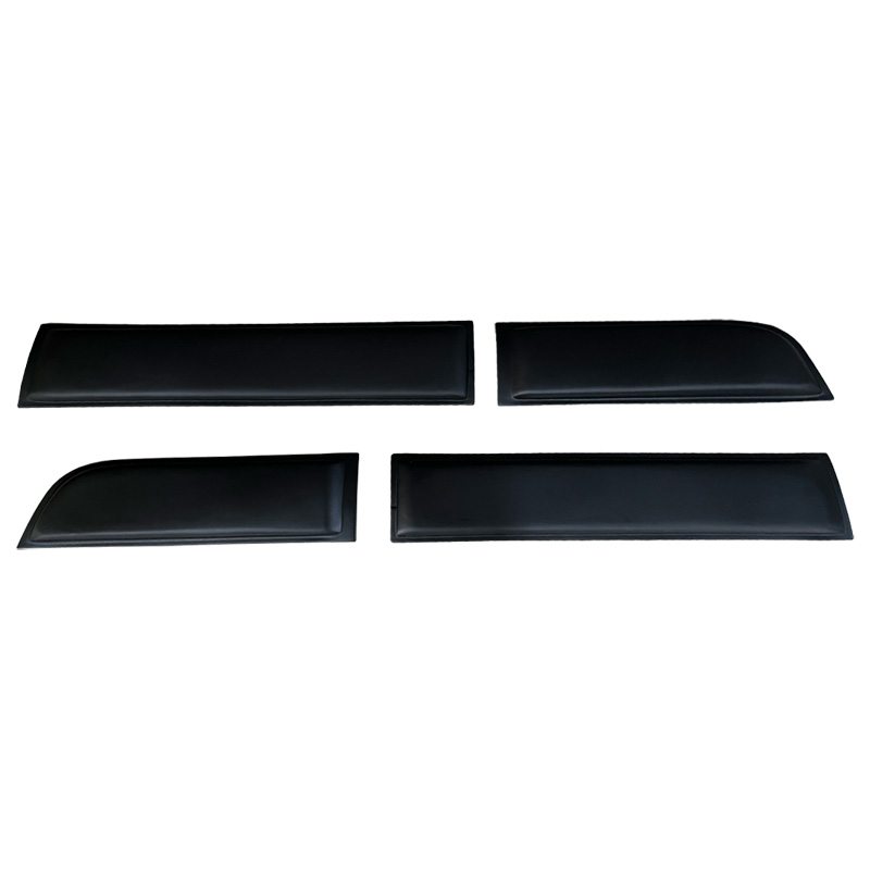 Jeu de baguettes de porte sur mesure pour Dacia Duster I 2010-2017 (sans marquage Duster) - Noir mat