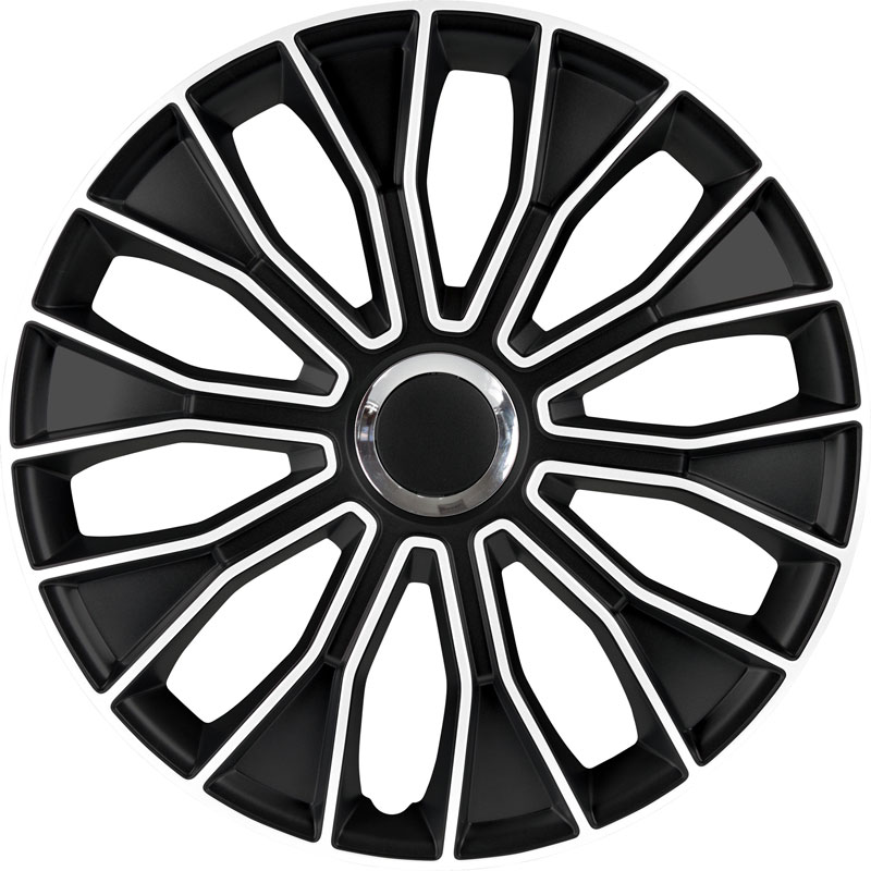 Jeu d'enjoliveurs Voltec Pro 13-inch noir/blanc