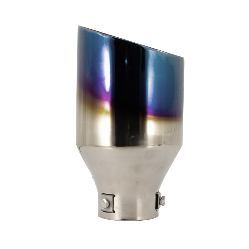 Simoni Racing Embout d'Échappement Rond/Oblique Ti-Tip - Ø114xL210mm - Montage ->60mm