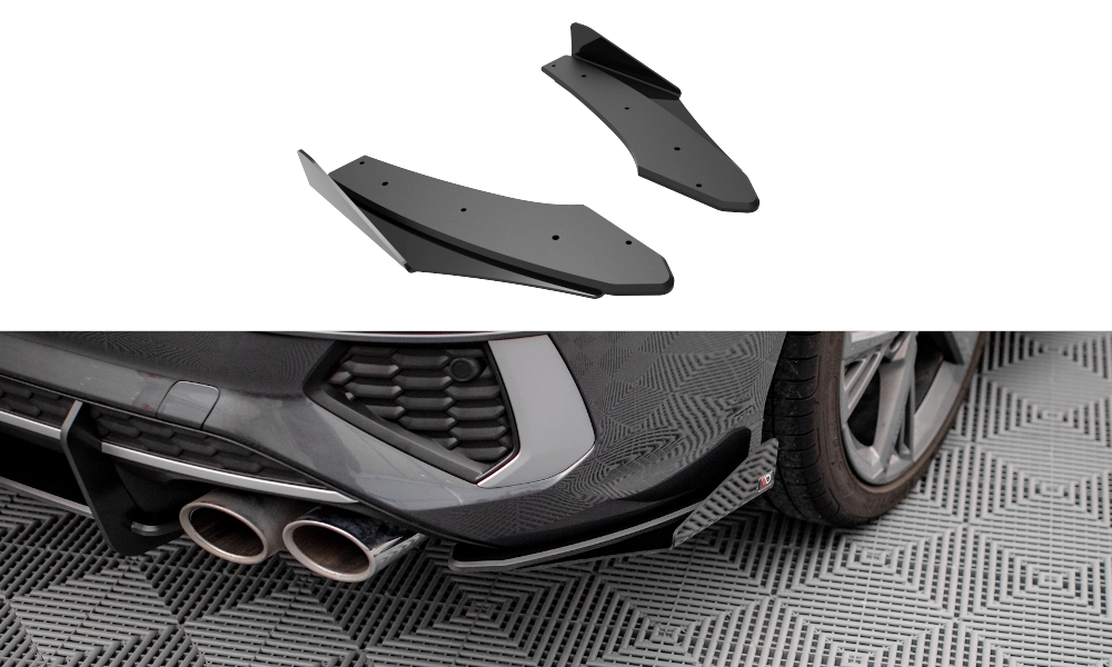 Street Pro Zijdiffusers met Canards Audi S3 8Y Limousine