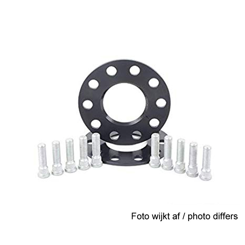 H&R Set des espaceurs de roues Système-DRS 30mm par essieu - Cartouche de boulon 5x130 - Moyeu 71,6mm - Taille de boulon M14x1,5 - sur mesure pour Porsche - Noir
