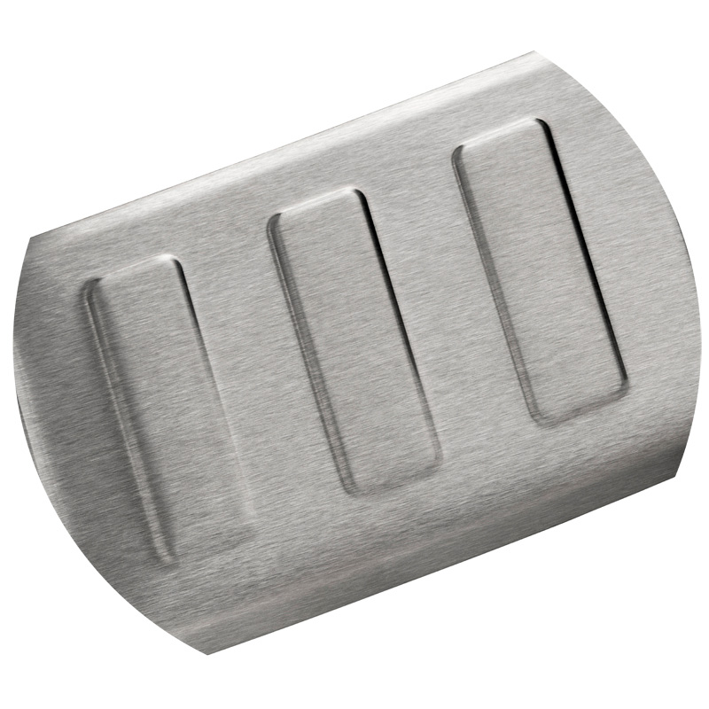 MAX6 Protection du pare-chocs arrière en acier inoxydable brossé sur mesure pour Skoda Octavia III Kombi 2013-2017