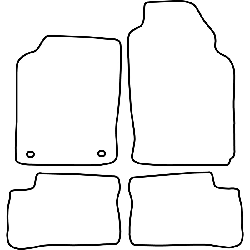 Set de tapis de sol sur mesure pour Nissan 100NX 1991-1996