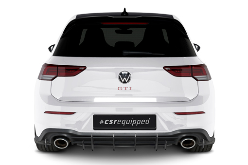 Diffuser Volkswagen Golf 8 GTI Clubsport CSR Racing Mat Zwart