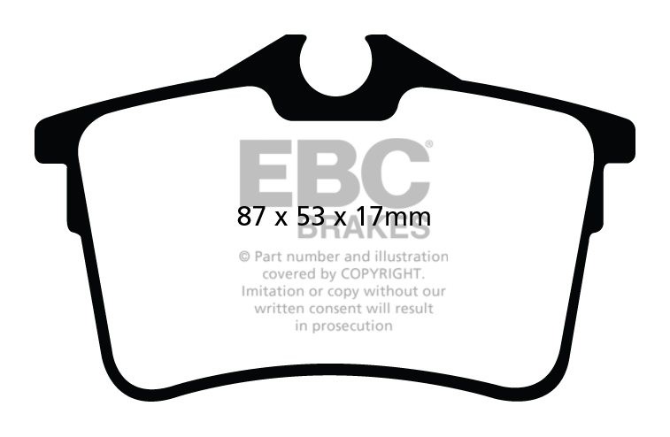 EBC Brakes PEUGEOT BEDRIJFSWAGEN Partner 1.6 2008-.. Remblokken