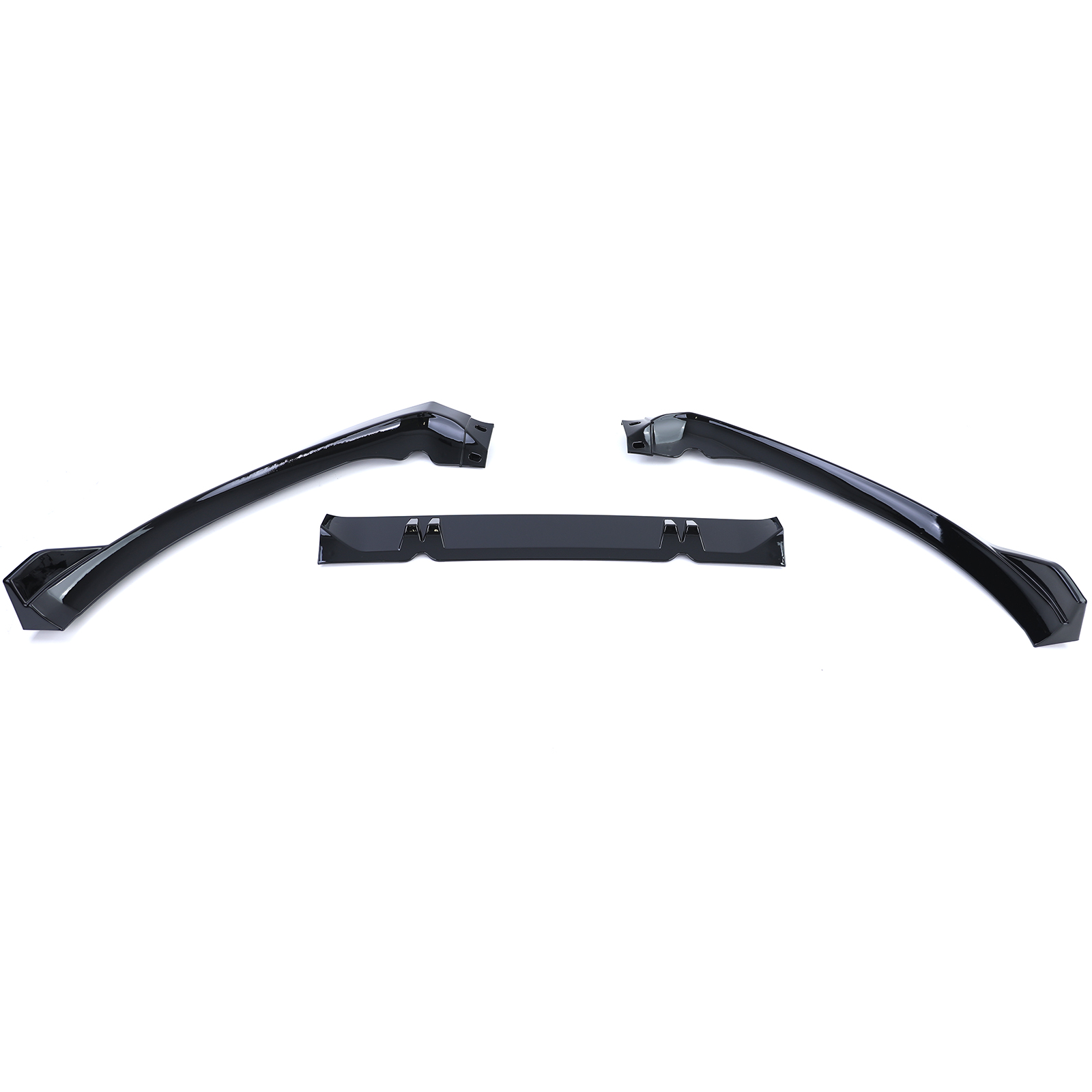 Voorspoiler passend voor Audi A5 8T/8F 11-17 Glans Zwart