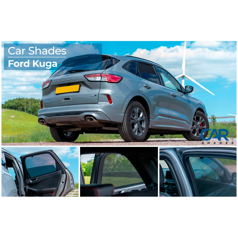Set de Car Shades (portes arrières) sur mesure pour Ford Kuga III 2019- (2-pièces)