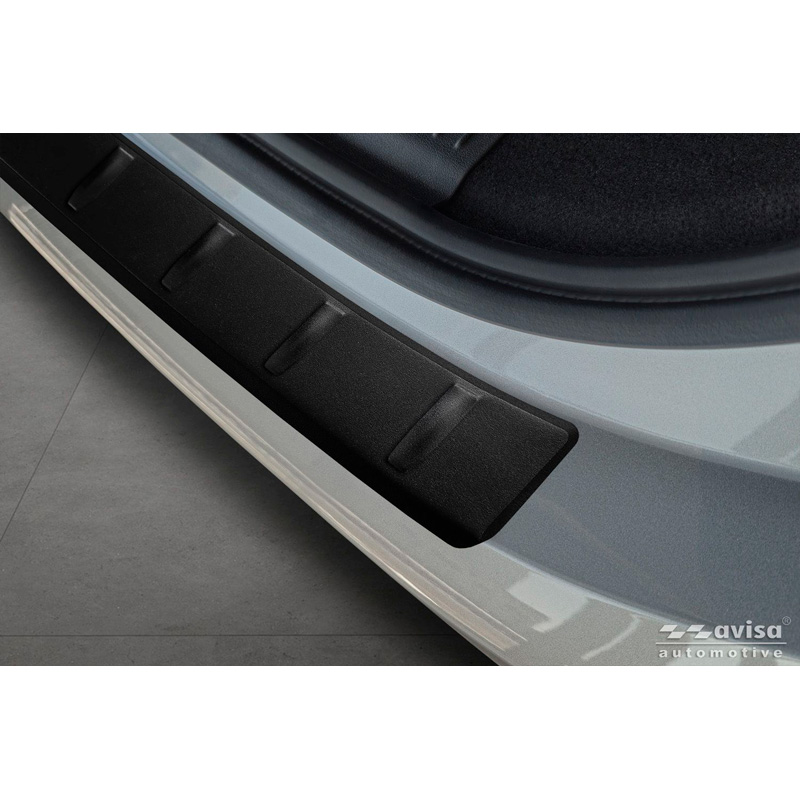 Avisa Protection de seuil arrière inox noir mat sur mesure MG 3 III 2024- 'Ribs'