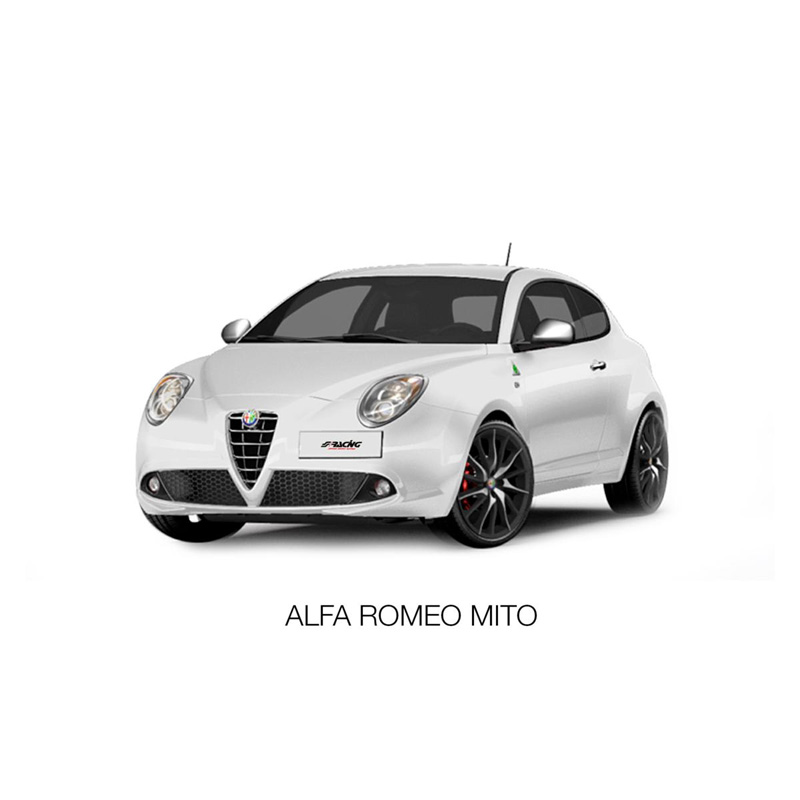 Simoni Racing Kit d'Élargisseurs de Roue en aluminium - 2x16mm(AV) - 2x20mm(AR) (Moyeu 58,1mm) avec boulons de roue - sur mesure pour Alfa Romeo divers