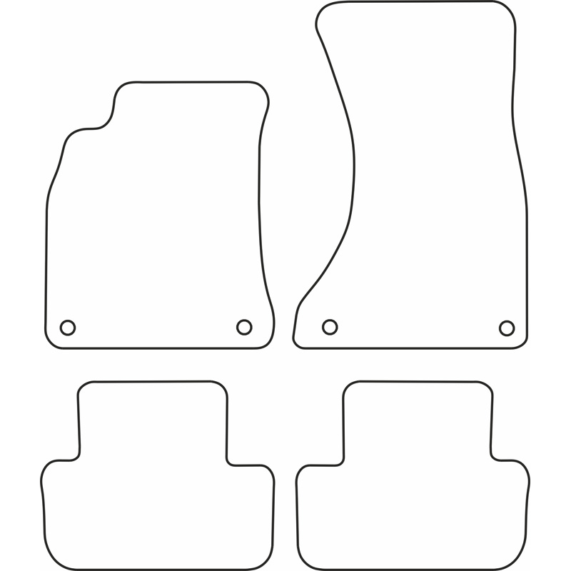 Set de tapis de sol sur mesure pour Audi A4 2008-2015