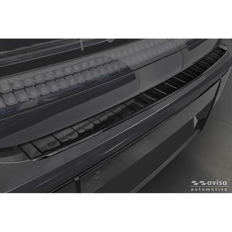 Avisa Protection de Seuil de Coffre Acier Inox sur mesure pour Hyundai Ioniq 6 2022- - Noir