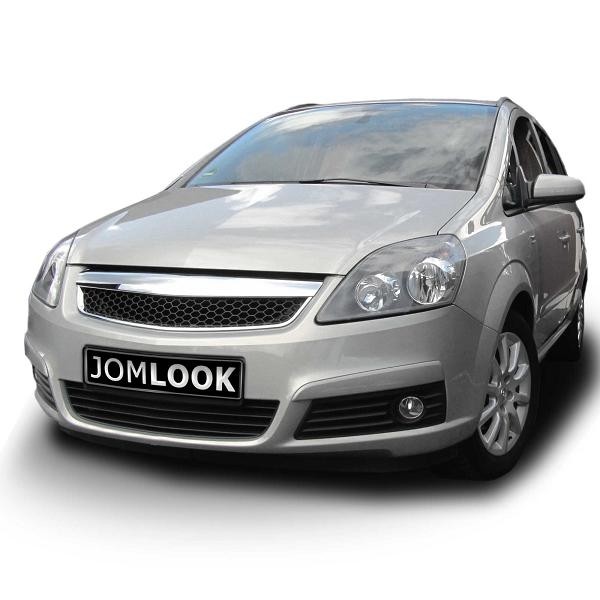 Grill zonder Embleem Opel Zafira B 05-.. zwart