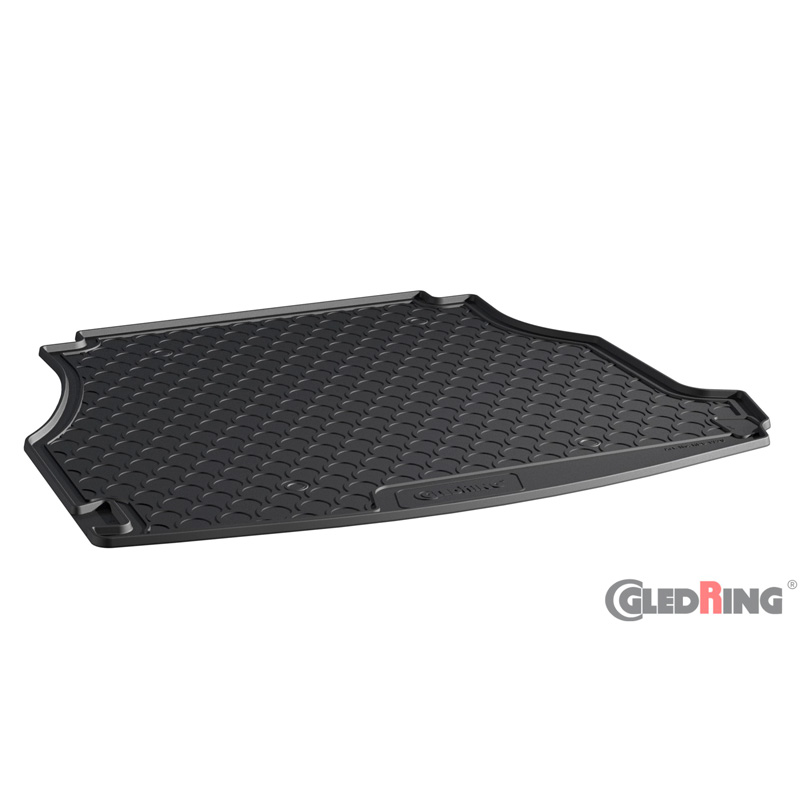 Coquille coffre-arrière Rubbasol (caoutchouc) sur mesure pour Mercedes Classe-C W206 Sedan 2021- excl. Plug-in-Hybrid (avec paquet de coffre incl. filet à gauche)