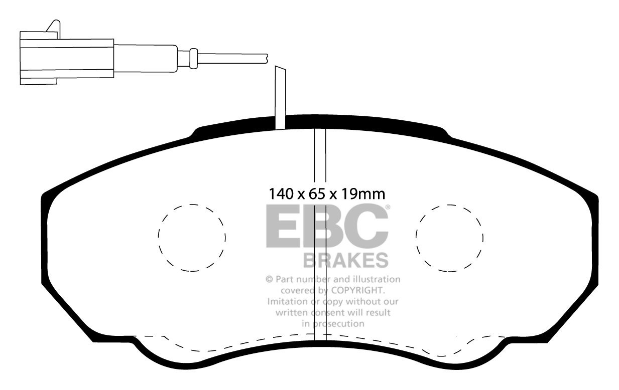 EBC Brakes PEUGEOT BEDRIJFSWAGEN Boxer 2.0 2001-2006 Remblokken