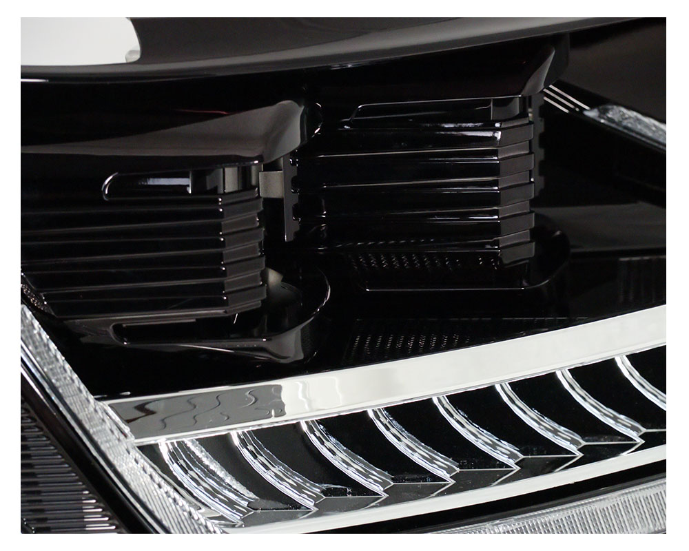 Koplampen passend voor VW T6 Multivan/Transporter Dynamic Tube Piano-Black