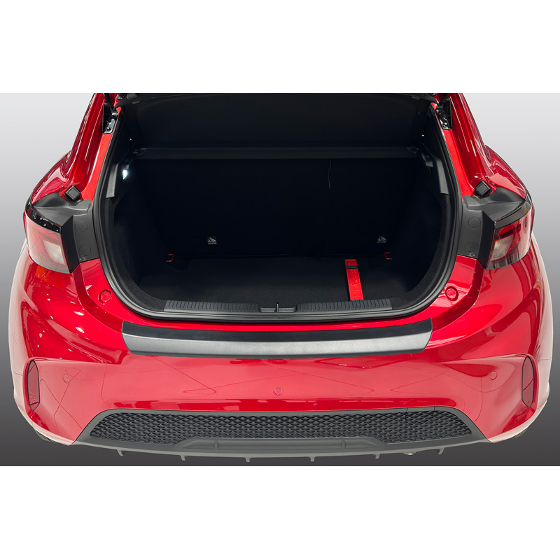 Protection de seuil arrière (ABS) sur mesure pour MG 3 Hybrid+ 2024- Noir